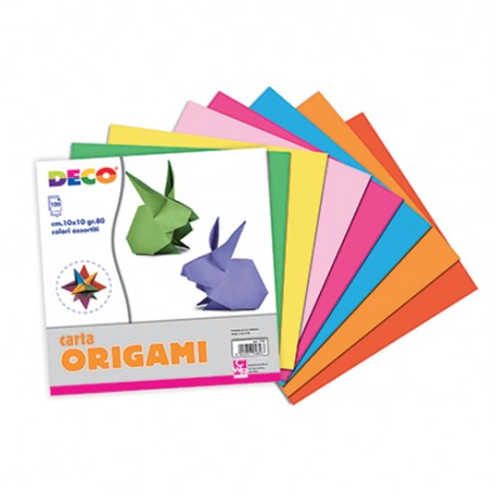 Carta origami cm.10x10 100ff.