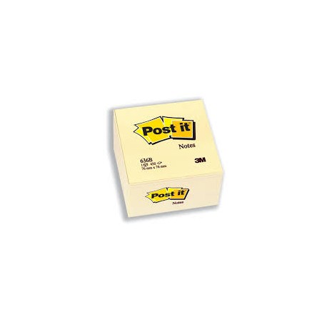 BLOCCO 100fg Post-it®Giallo Canary 76x76mm 654