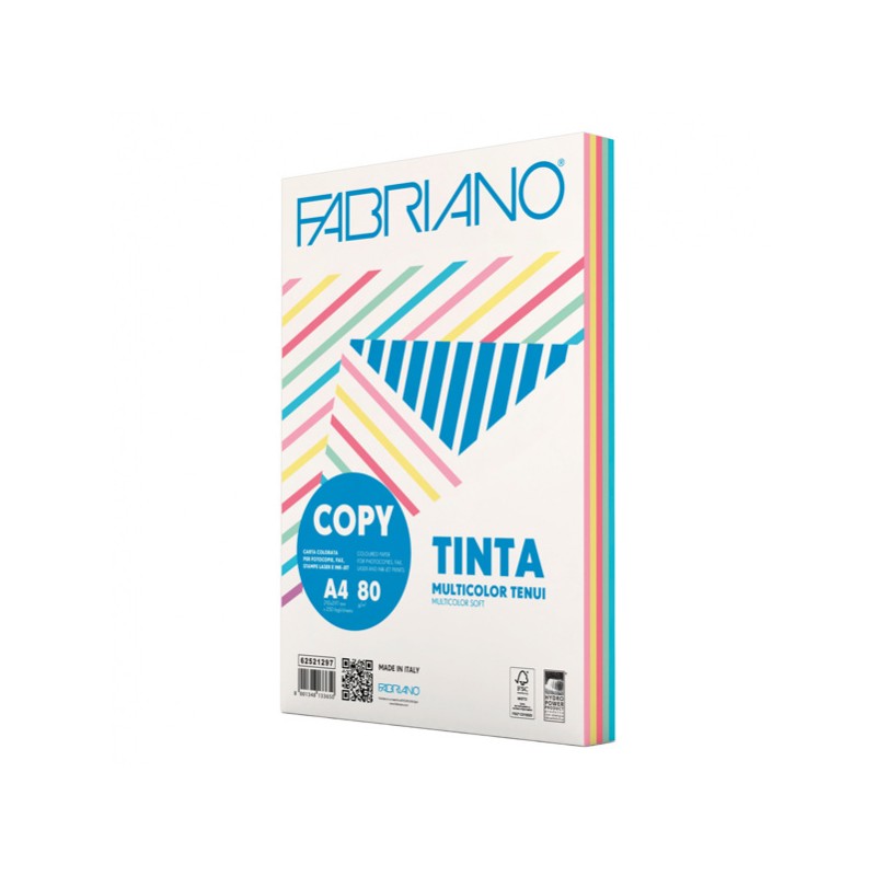 Carta copy tinta a4 80gr 500fg grigio fabriano - Nadir Cancelleria