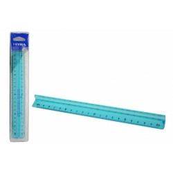 ImpocoWeb - Righello doppio decimetro in plastica PVC da 20 cm con