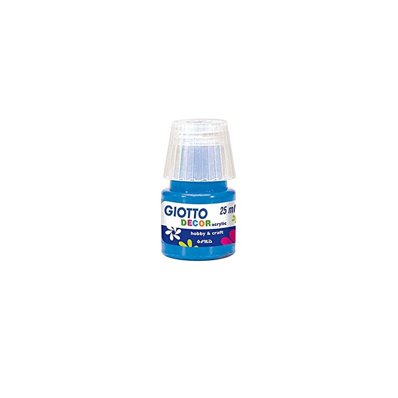 Tempera Giotto Decor Acrilica Effetto Opaco - 25ml - 01 Bianco