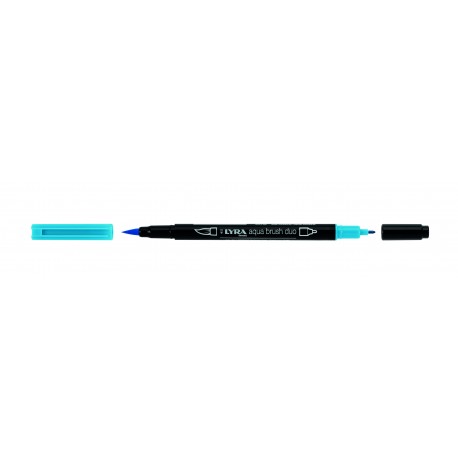 Lyra aqua brush duo 2 punte azzurro