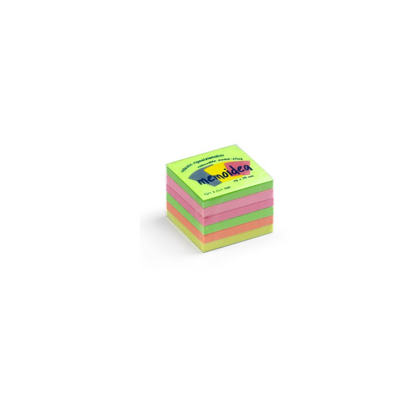 Memoidea cubo neon 76x76mm - 3263 - Nadir Cancelleria