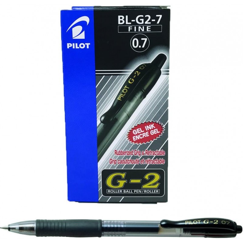 Penna pilot gel g-2 - punta 0,7mm - nero - Nadir Cancelleria