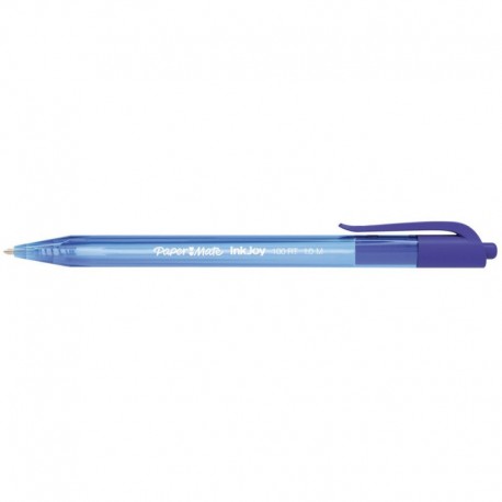 Penna papermate inkjoy 100 rt - punta 1mm - blu - Nadir Cancelleria