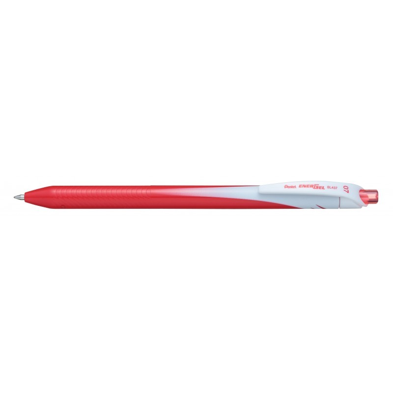 Penna pentel energel scatto - punta mm.07 - rosso - Nadir Cancelleria
